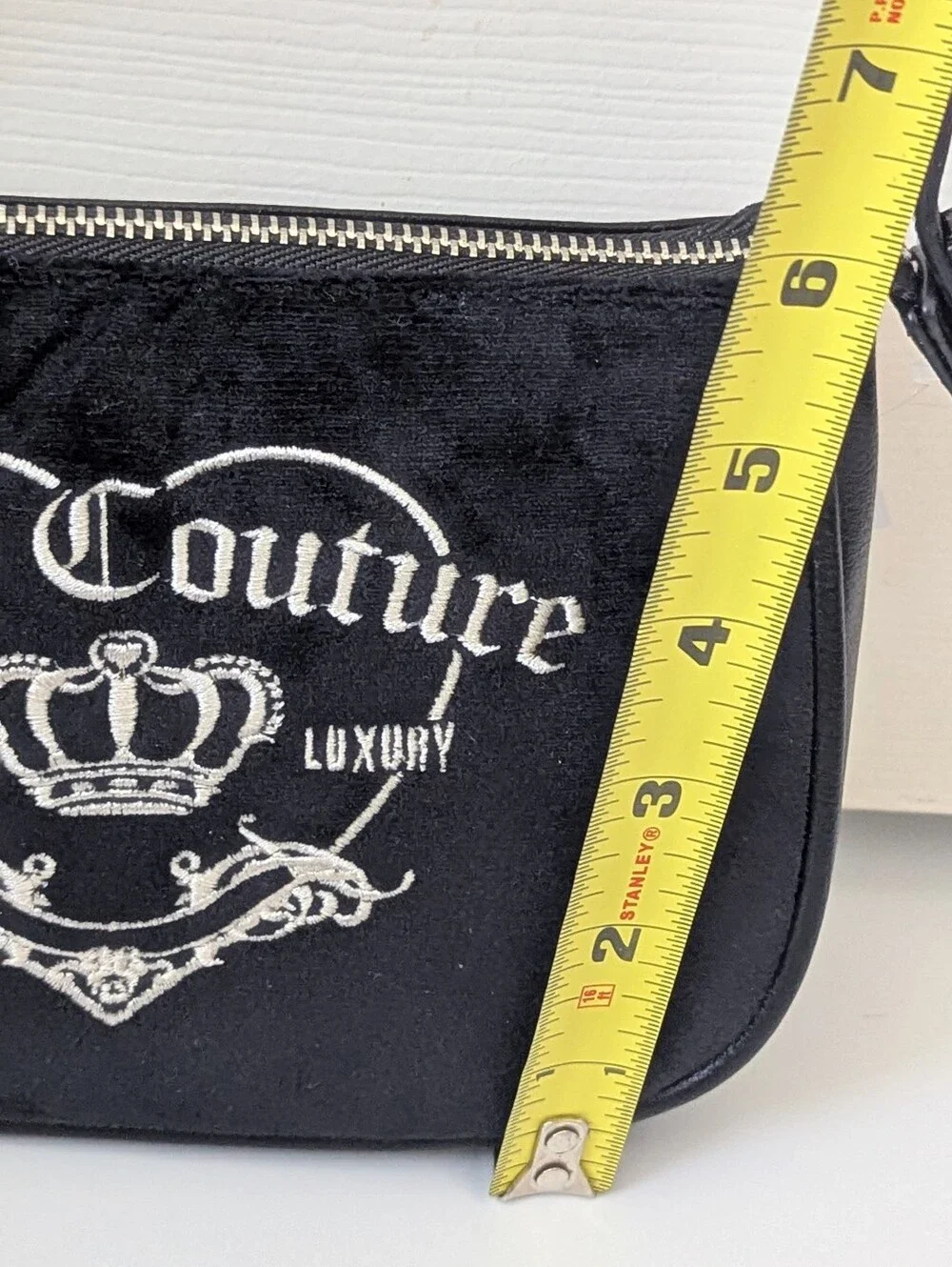 Juicy Couture Couture Girlie Royalty Convertible Wristlet in liquorice black